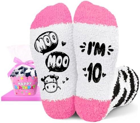 10 Year Old Birthday Gifts Socks for Kids Age 10