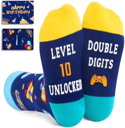 10th Birthday Gamer Socks