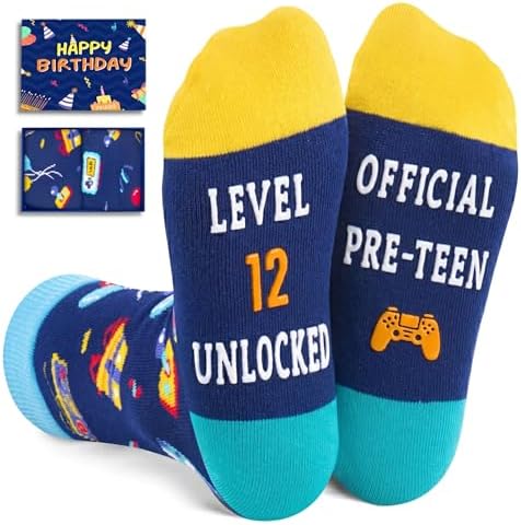12th Birthday Gamer Socks