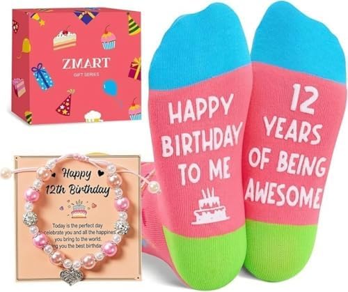 12th Birthday Gifts for Girls Socks