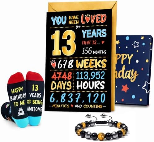 13 Year Old Boy Gifts Socks 13th Birthday Gift Ideas