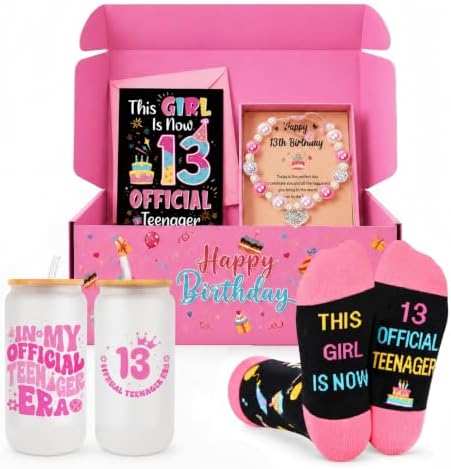 13th Birthday Gift Set for Girls Socks