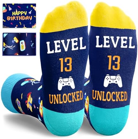 13th Birthday Gifts Ideas for Boys Socks
