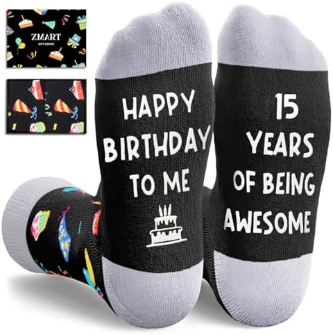 15th Birthday Boy Gifts Ideas Socks