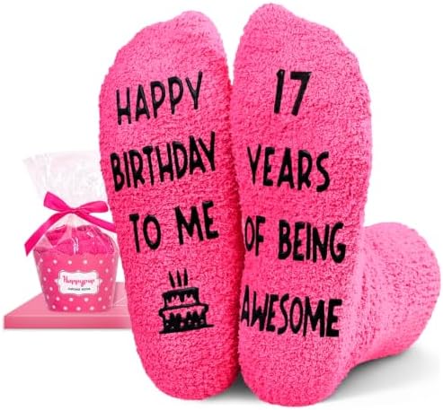 17th Birthday Gifts Ideas Fuzzy Socks for 17 Year Old Teen Girls