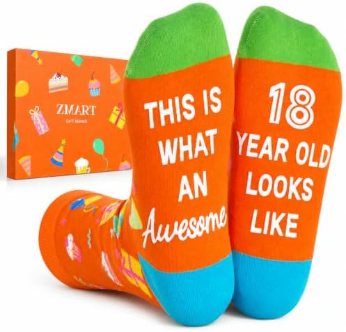 18th Birthday Gift Ideas Happy 18th Socks