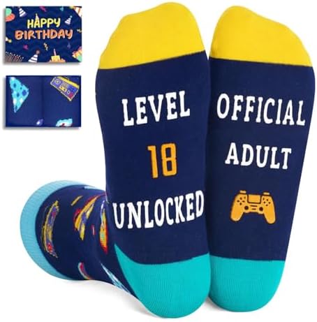 18th Birthday Gifts for Boys Socks
