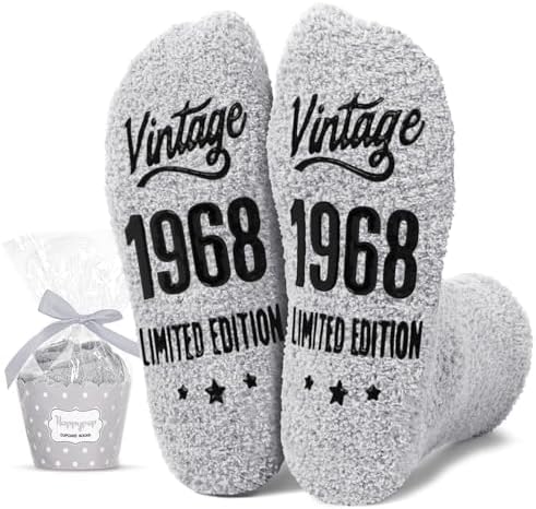 1968 Birthday Gifts for Men Socks