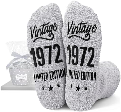 1972 Birthday Gifts for Men Socks