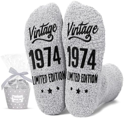 1974 Birthday Gifts for Men Socks