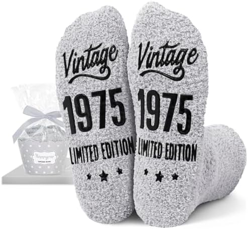 1975 Birthday Gifts for Men Socks