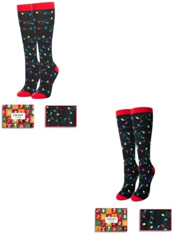 2 Pack Christmas Light Socks