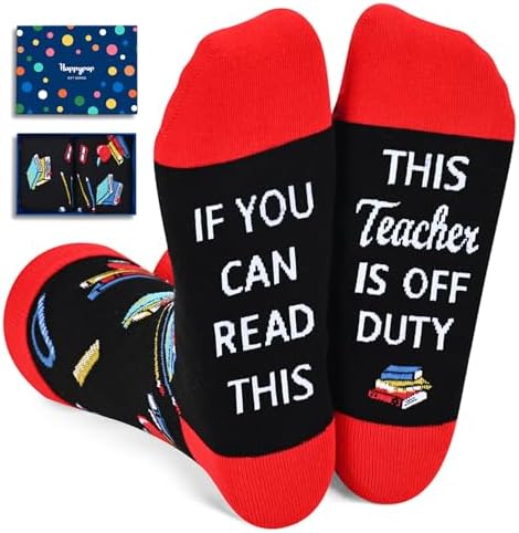 2026 Teacher Appreciation Gifts Ideas Cool for Thank You Gift Socks