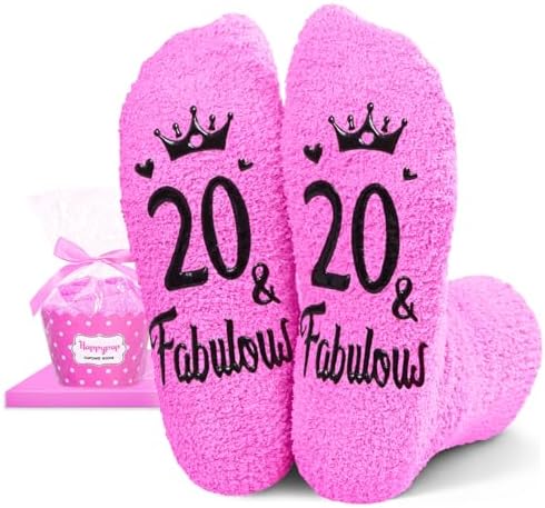 20th Birthday Gifts for Women Socks