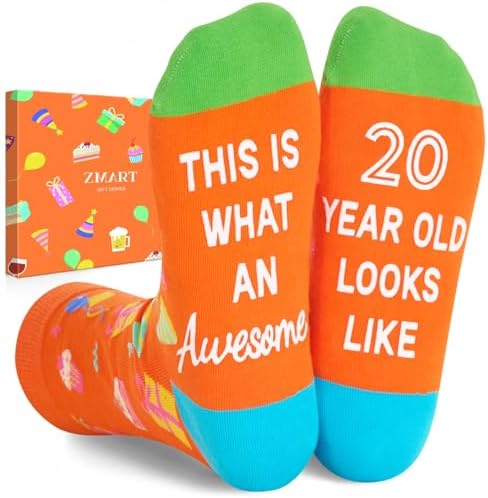 20th Birthday Gifts Women Socks