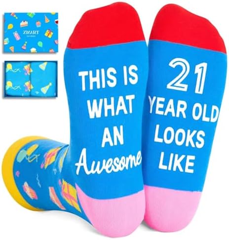 21st Birthday Gifts 21st Socks for Female Male