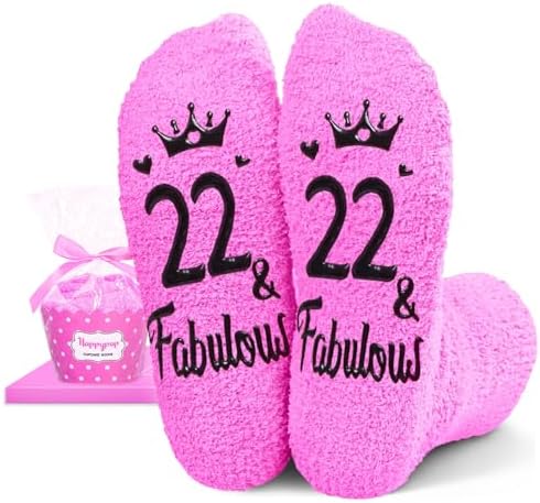 22nd Birthday Gifts for Women Socks