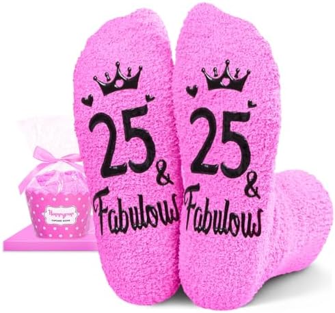 25th Birthday Gifts Socks