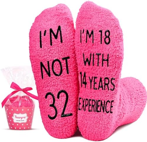 32nd Birthday Gifts for Women Socks