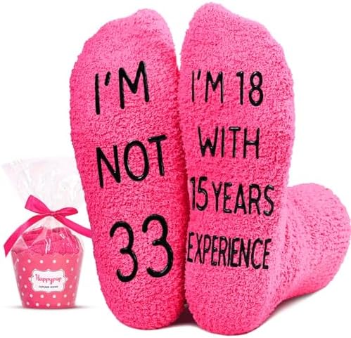 33rd Birthday Gifts for Women Socks