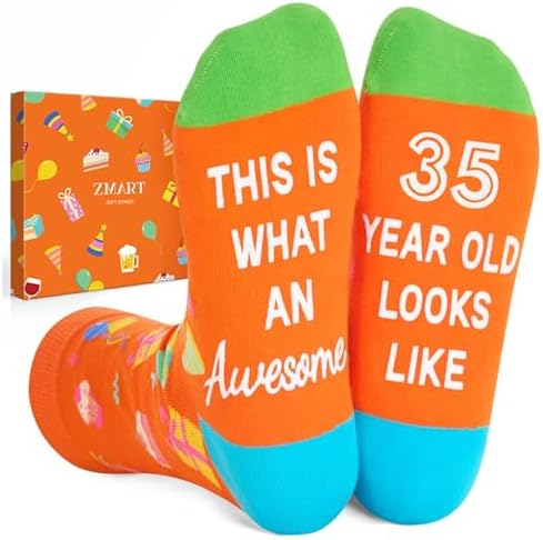 35th Birthday Gifts Socks