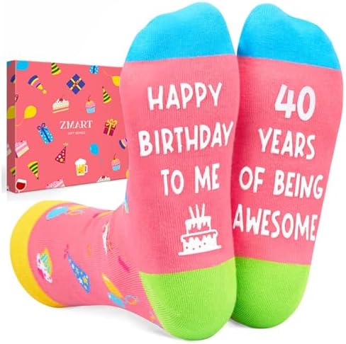 40th Birthday Gift Socks