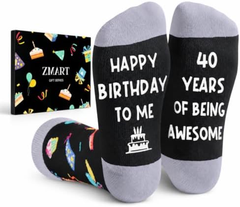 40th Birthday Gifts Men Women Socks