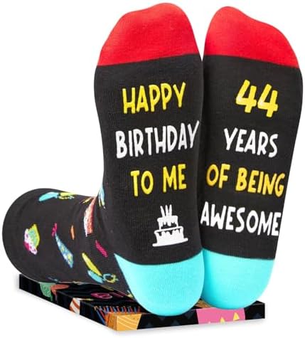 44th Birthday Gifts Socks
