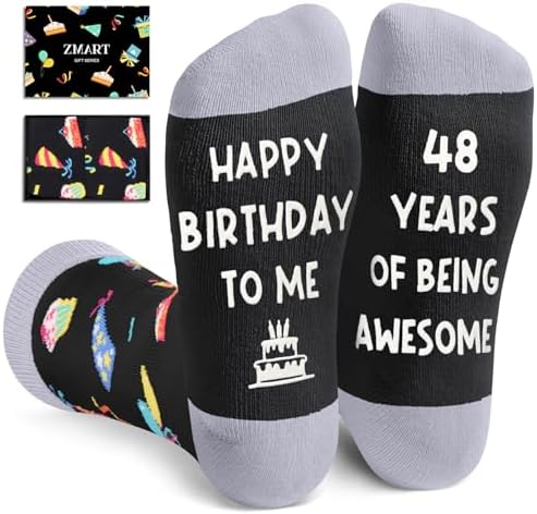 48 Middle Age Birthday Gifts Socks