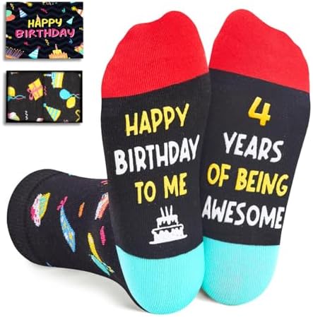 4th Birthday Gifts Socks