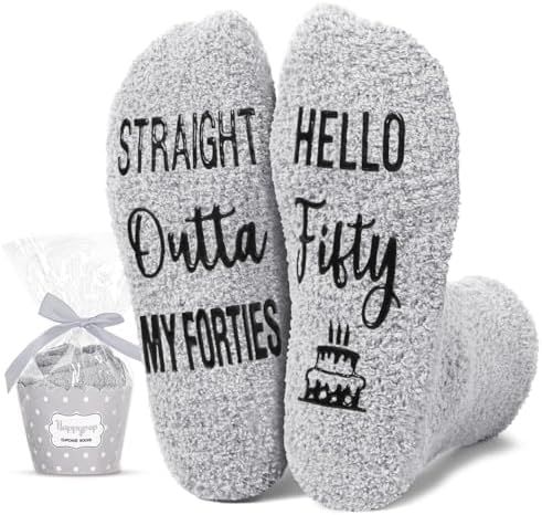 50th Birthday Gifts for Men Socks