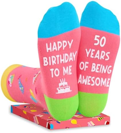 50th Birthday Socks for Women