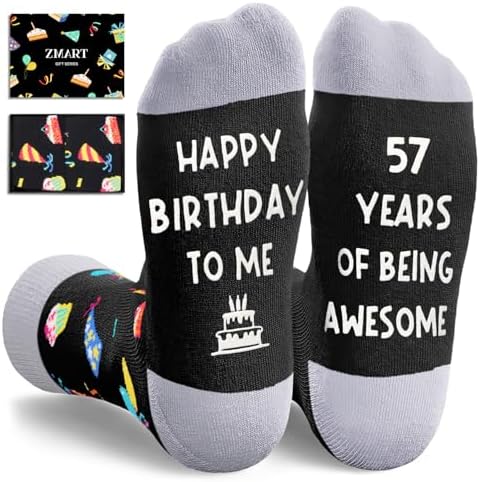 57th Birthday Gift Ideas Socks