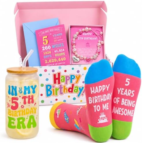 5th Birthday Gifts for Girls Socks
