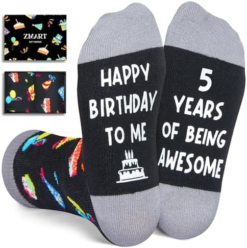 5th Birthday Gifts Ideas Socks for Toddlers 5t Presents for 5 Year