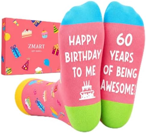 60th Birthday Gifts for Women Socks