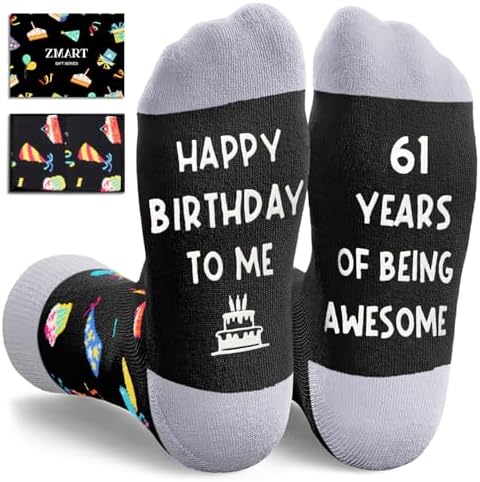 61st Birthday Gifts Socks