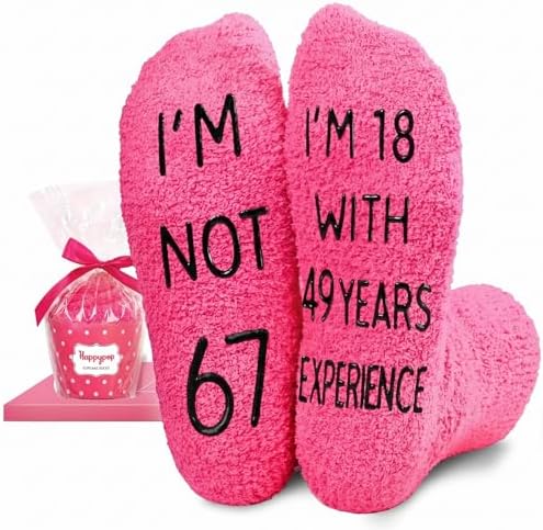 67th Birthday Gifts for Women 67 Year Old Socks Gift Box