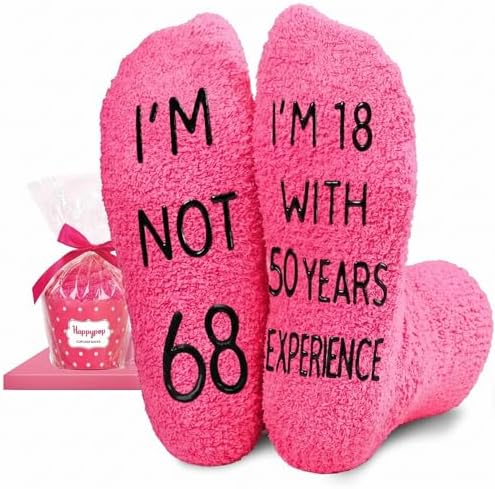 68th Birthday Gifts for Women Socks