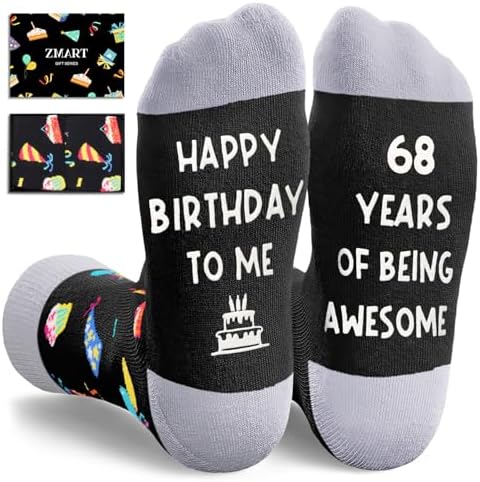 68th Birthday Gifts Socks