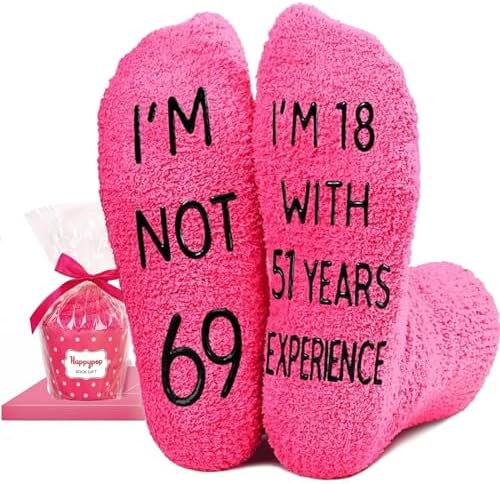 69th Birthday Gifts for Women Socks