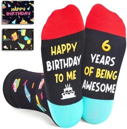 6th Birthday Gifts Socks