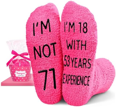 71st Birthday Gift for Women Socks