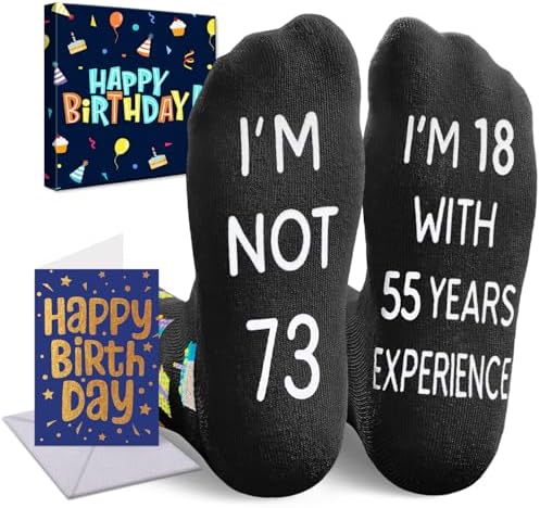 73rd Birthday Gifts for Men Socks