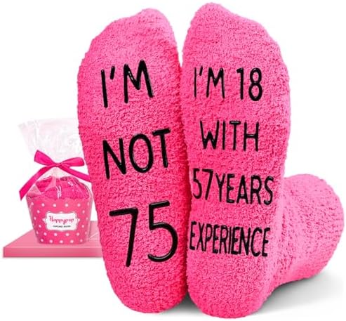 75th Birthday Socks for Women