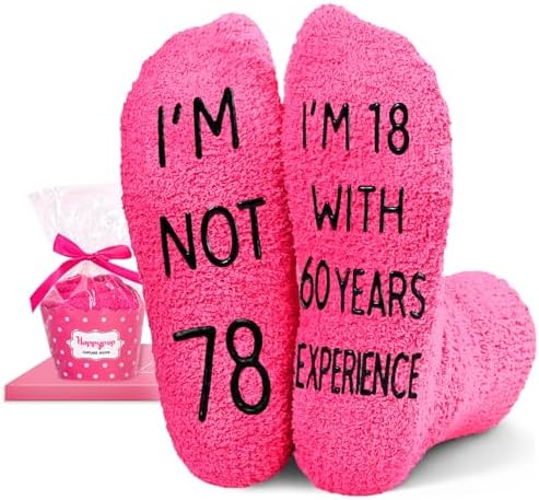 78th Birthday Gifts for Women Socks