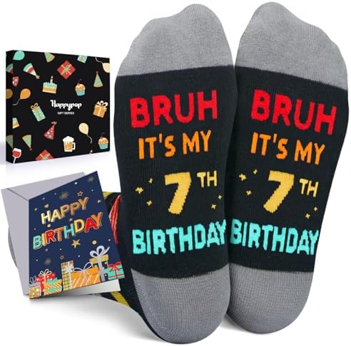 7th Birthday Gift Ideas Socks