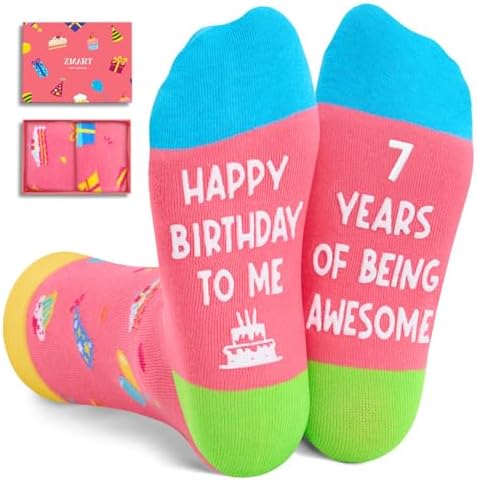 7th Birthday Gifts for Girls Socks
