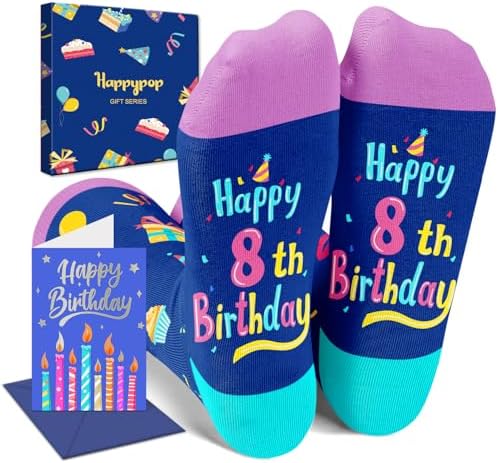 8 Year Old Birthday Gifts Socks