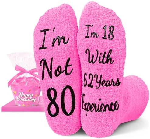 80th Birthday Gift Socks
